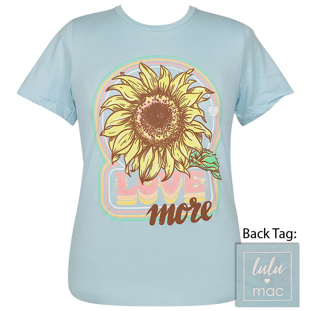 Sunflower Love More - Heather Ice Blue SS - LM69