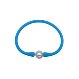 SB-2649 SILICONE BRACELET LIGHT BLUE