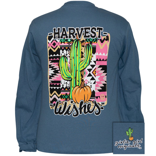 Harvest Wishes - Indigo Blue LS-2429