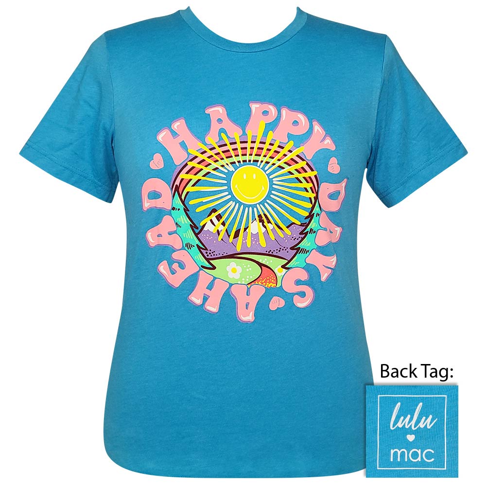 Lulu Mac - Happy Days - Heather Aqua SS - LM76