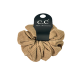 SCR-03 C.C CORDUROY SCRUNCHIE SAND