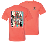 Grateful Cross Retro Heather Coral SS-2441