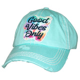 KBV-1364 Good Vibes Only Diamond Blue