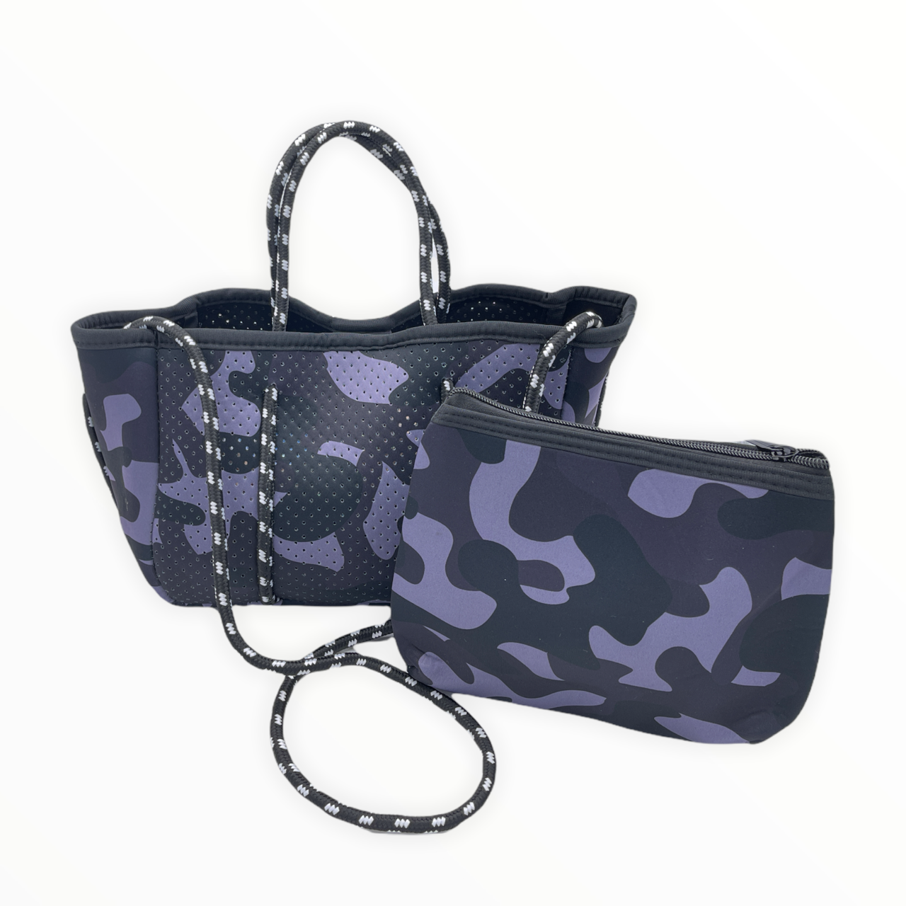 NP-2500 CAMO PURPLE NEOPRENE MINI TOTE