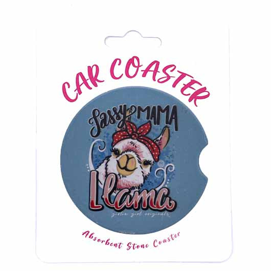 N8 Car Coaster Sassy Mama Llama