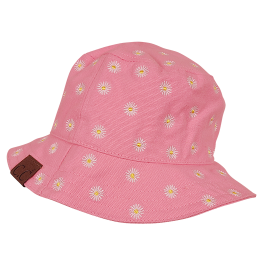 KB-005 C.C Daisy Rain Bucket Hat Pink