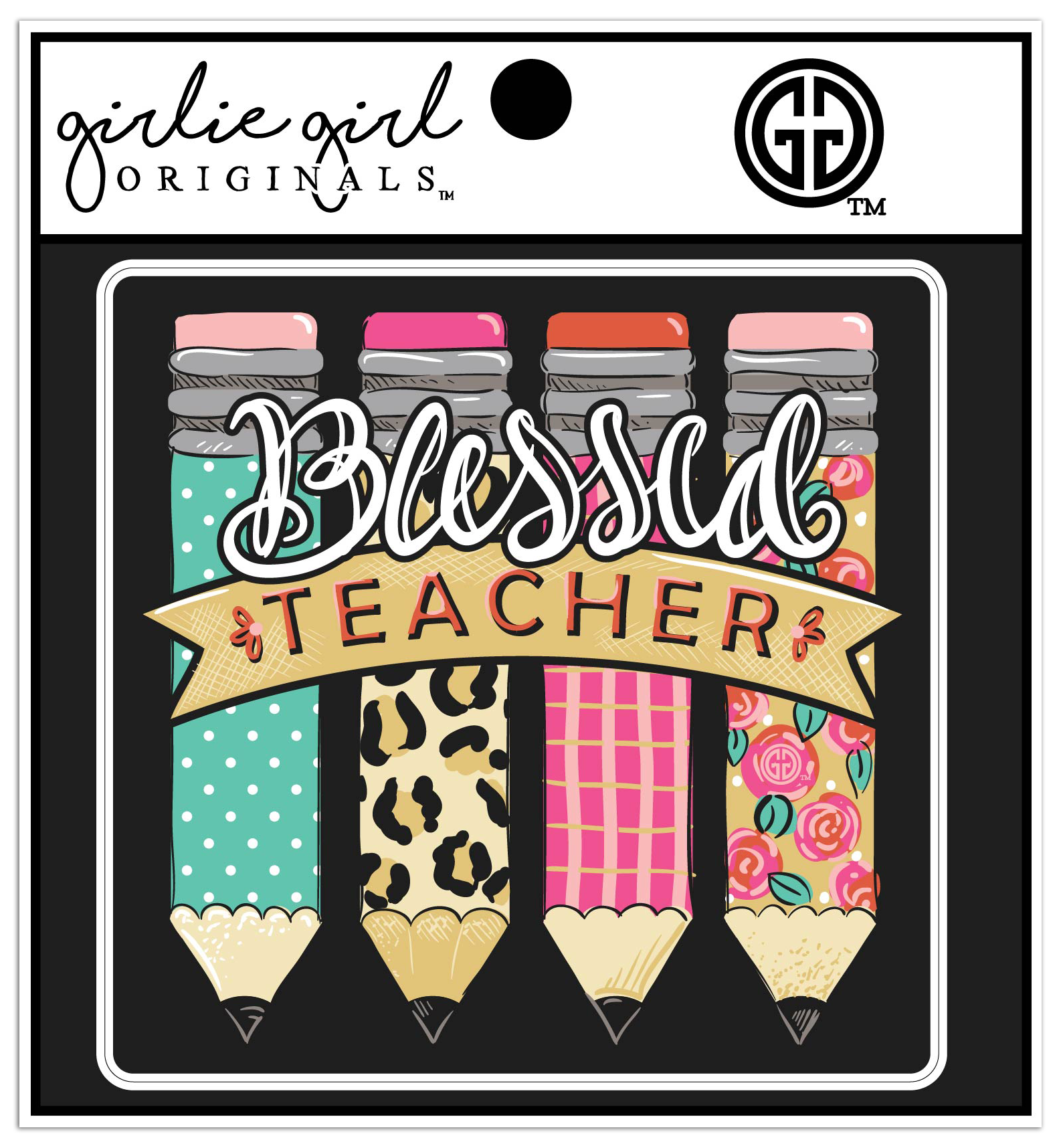 Decal/Sticker Blessed Teacher 2457