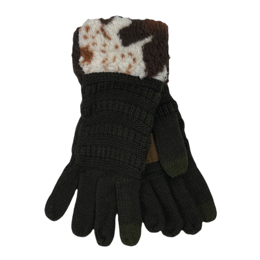 G-47 Cow Gloves Brown