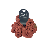 SCR-03 C.C CORDUROY SCRUNCHIE CLAY