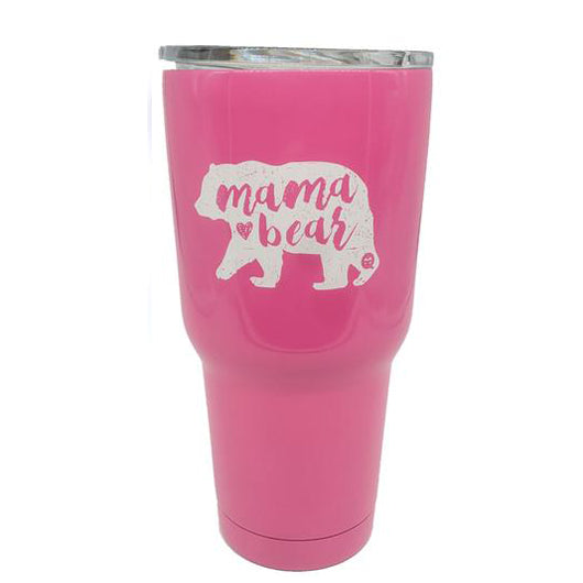 TB2468 Mama Bear Pink Stainless Steel Tumbler