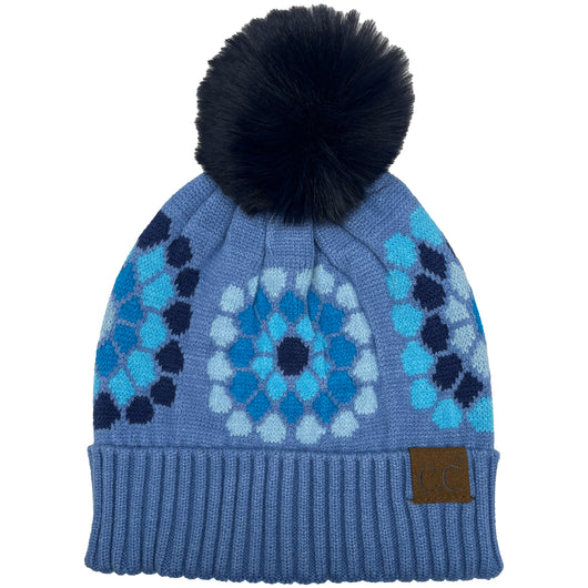 Hat-7396 C.C Beanie-Blue