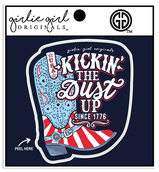 Decal/Sticker Kickin USA 2466