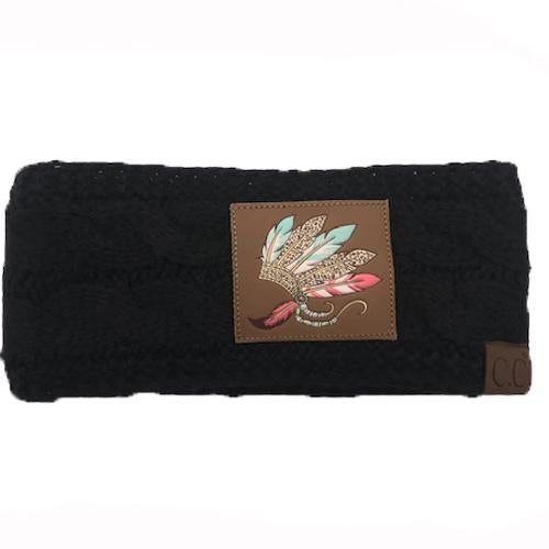 BJ-HW 101 Indian Feathers Headwrap
