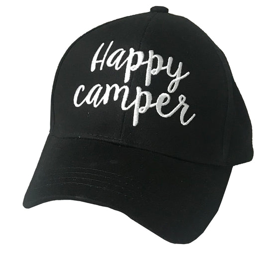 BA-2017 C.C Happy Camper Black Cap
