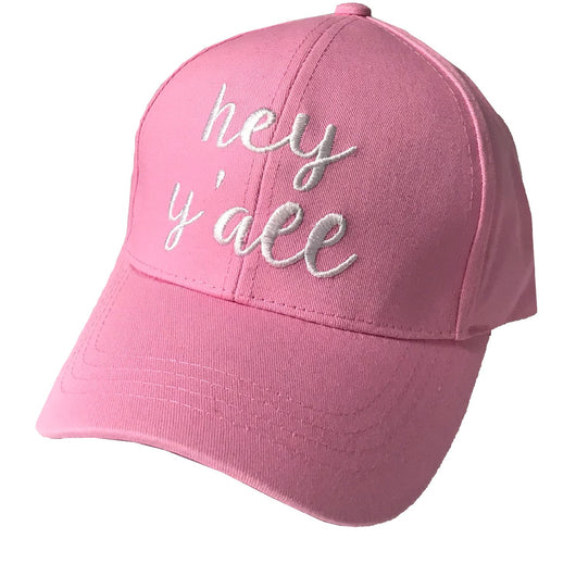 BA-2017 C.C Hey Y'all Lt Pink Cap