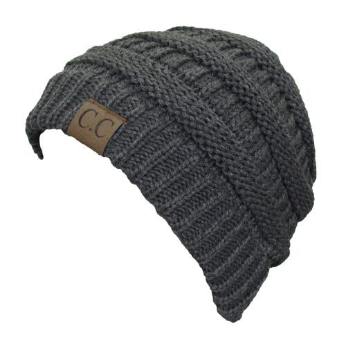 HAT-20A BEANIE DARK MELANGE GREY