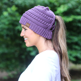 CCB-1 C.C Criss Cross Beanie Violet