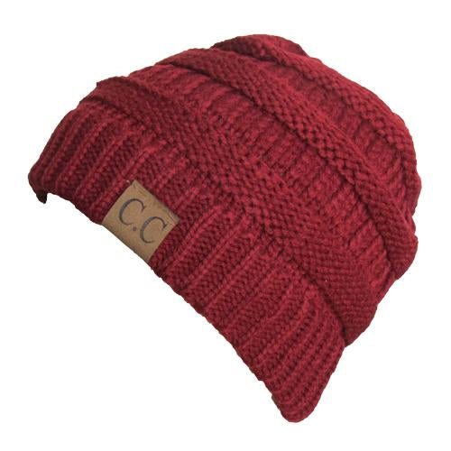 HAT-20A BEANIE BURGUNDY