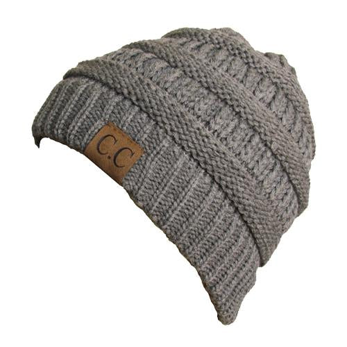 HAT-20A BEANIE LIGHT MELANGE GREY – girliegirloriginals