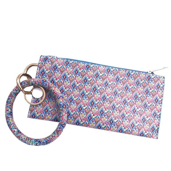 CL-8848 Wristlet Blue Multi