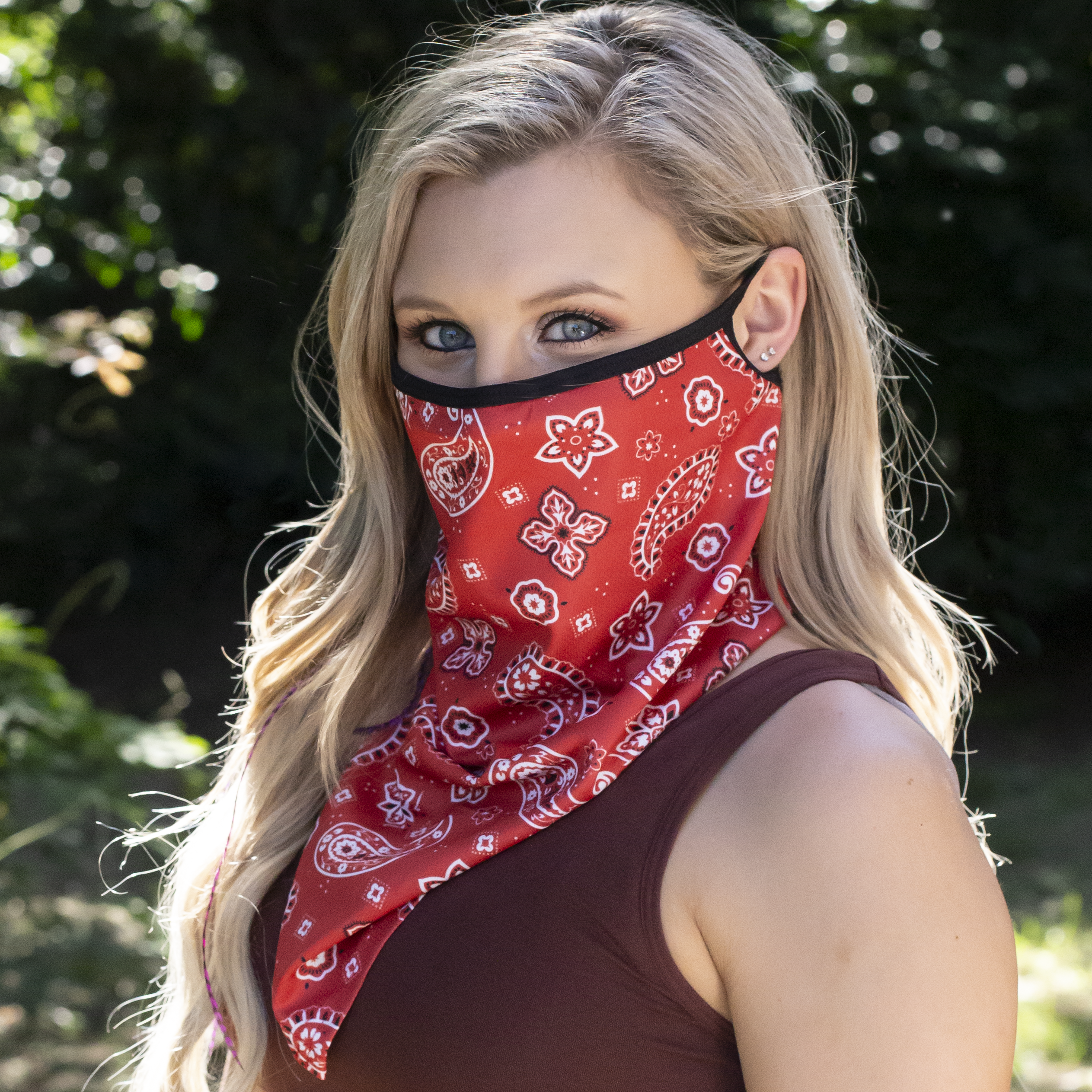 FB-2020 FACE BANDANA BANDANA RED