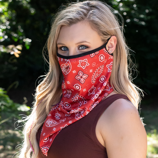 FB-2020 FACE BANDANA BANDANA RED