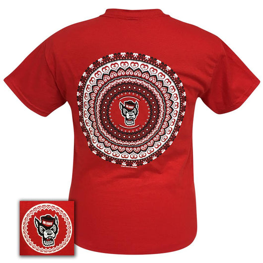 North Carolina State Mandala Red  SS