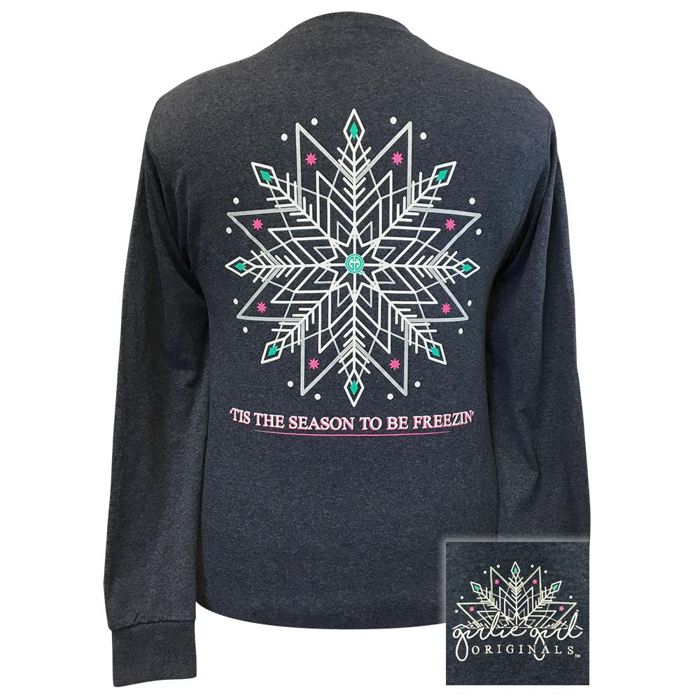 Freezin' Season-Vintage Heather Navy LS-2128