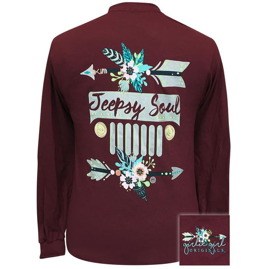 Jeepsy Soul 2-Maroon LS-2155