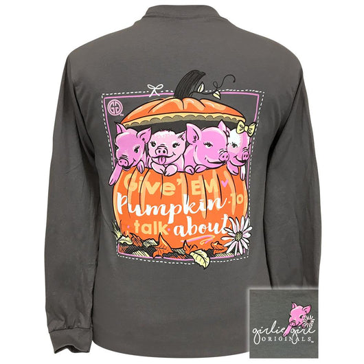 Piggy Pumpkin Charcoal-LS-2268