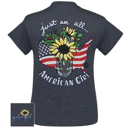 Sunflower American Girl Heather Navy SS-2359