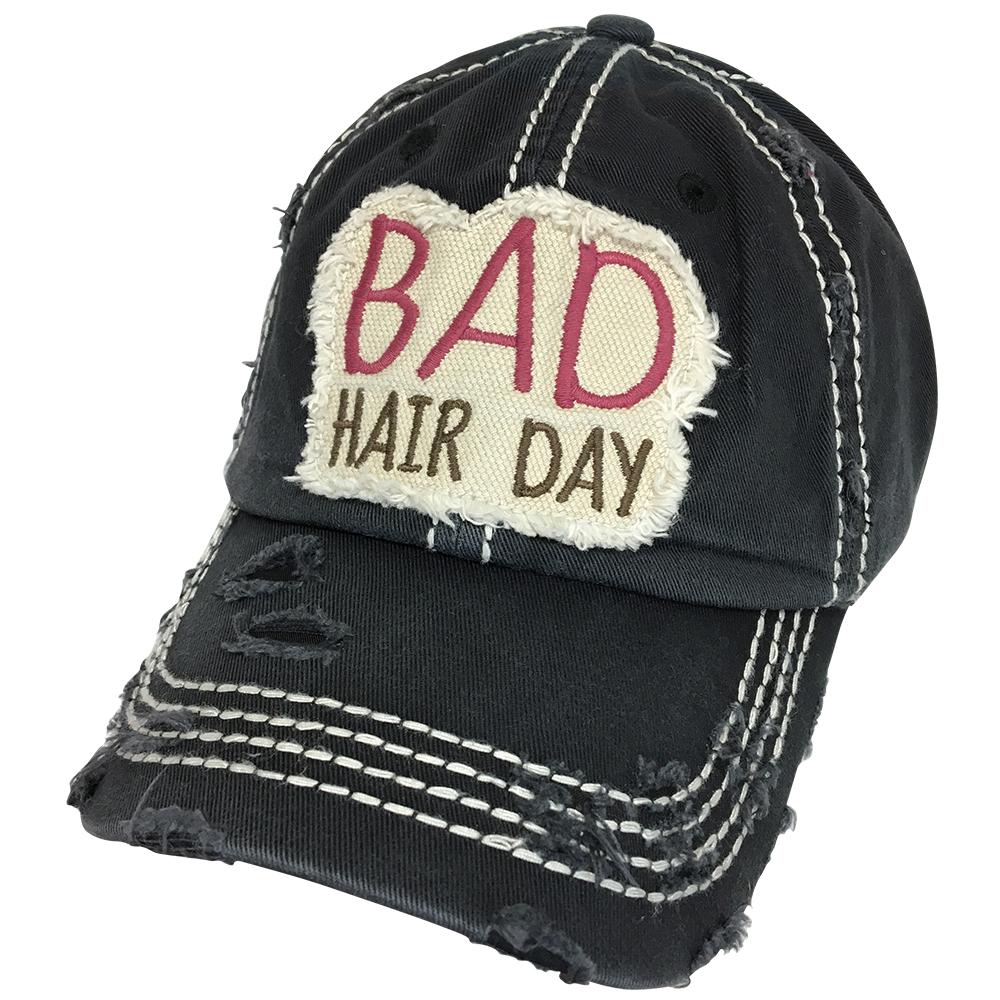 KBV-1138 Bad Hair Cap Black