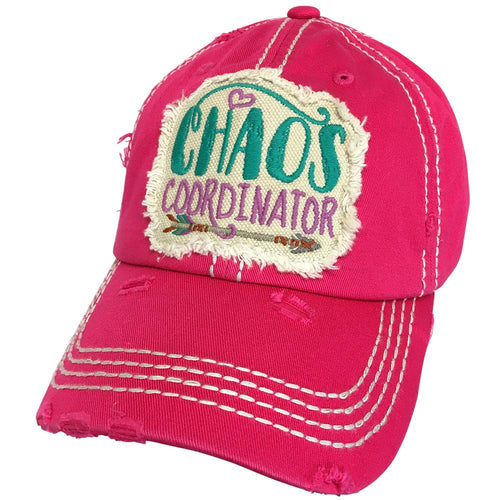 KBV-1231 Chaos Coordinator Cap Hot Pink – girliegirloriginals