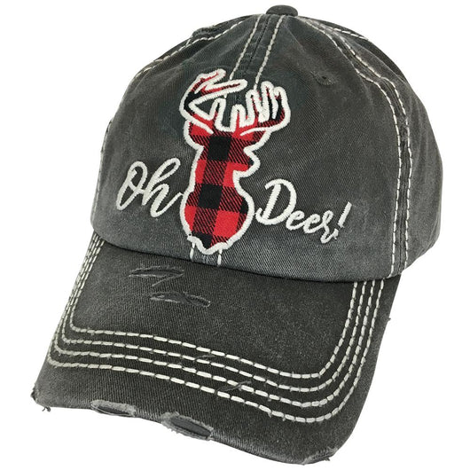 Whitetail Deer Patch Camo Rope Hat