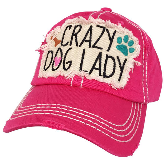 KBV-1189 Crazy Dog Lady Hot Pink
