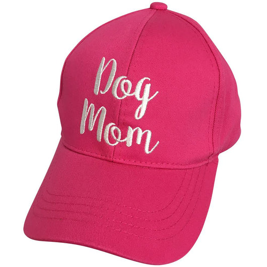 BA-2017 C.C Dog Mom Hot Pink Cap