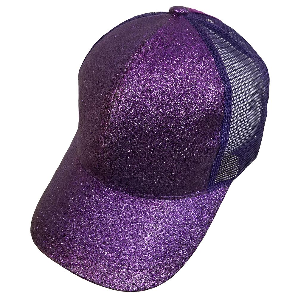 BT-6 METALLIC PONY CAP PURPLE