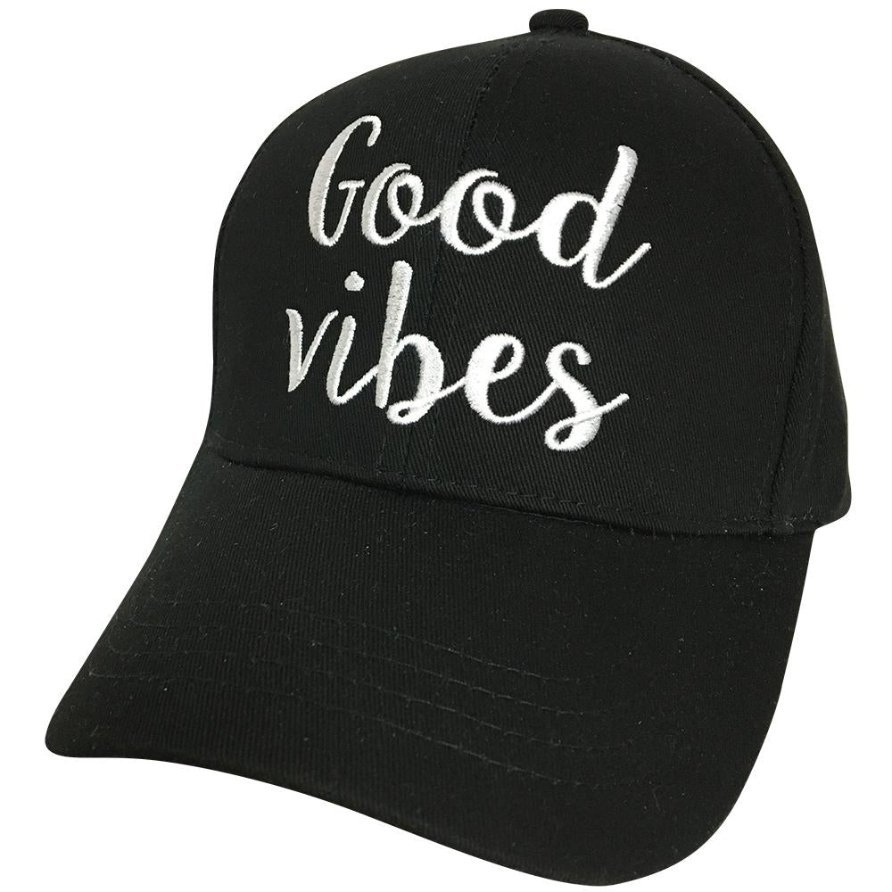 BA-2017 C.C Good Vibes Black Cap