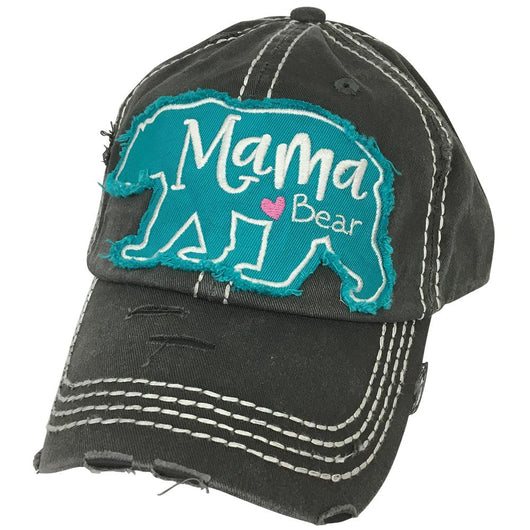 KBV-1147 Mama Bear Hat Black
