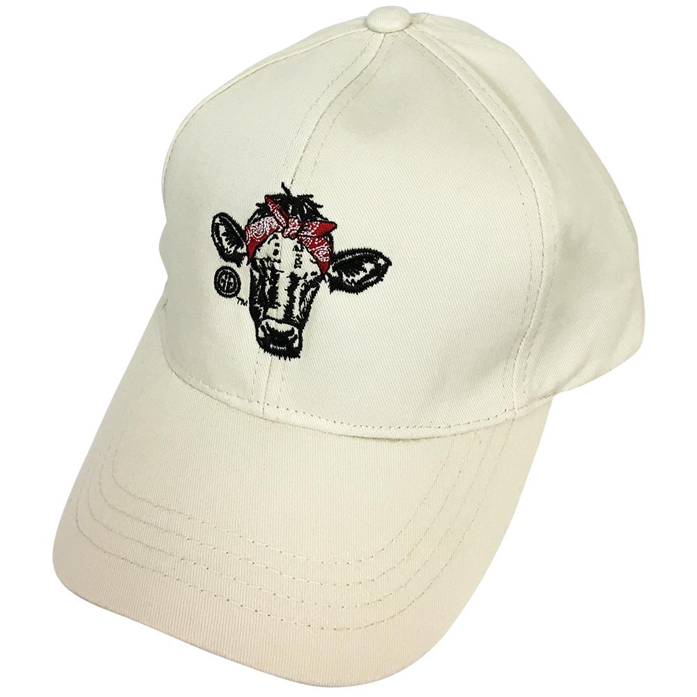 Paisley Bandana Cow Pony Caps Beige