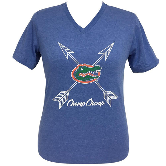 Arrows Go Chomp Chomp Florida Short Sleeve V-Neck Tee