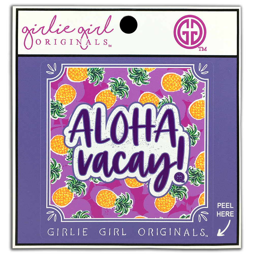 Decal/Sticker Aloha Vacay 2195