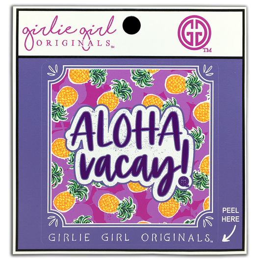 Decal/Sticker Aloha Vacay 2195