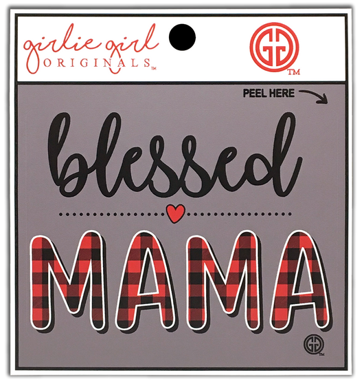 Decal/Sticker Blessed Mama 2222