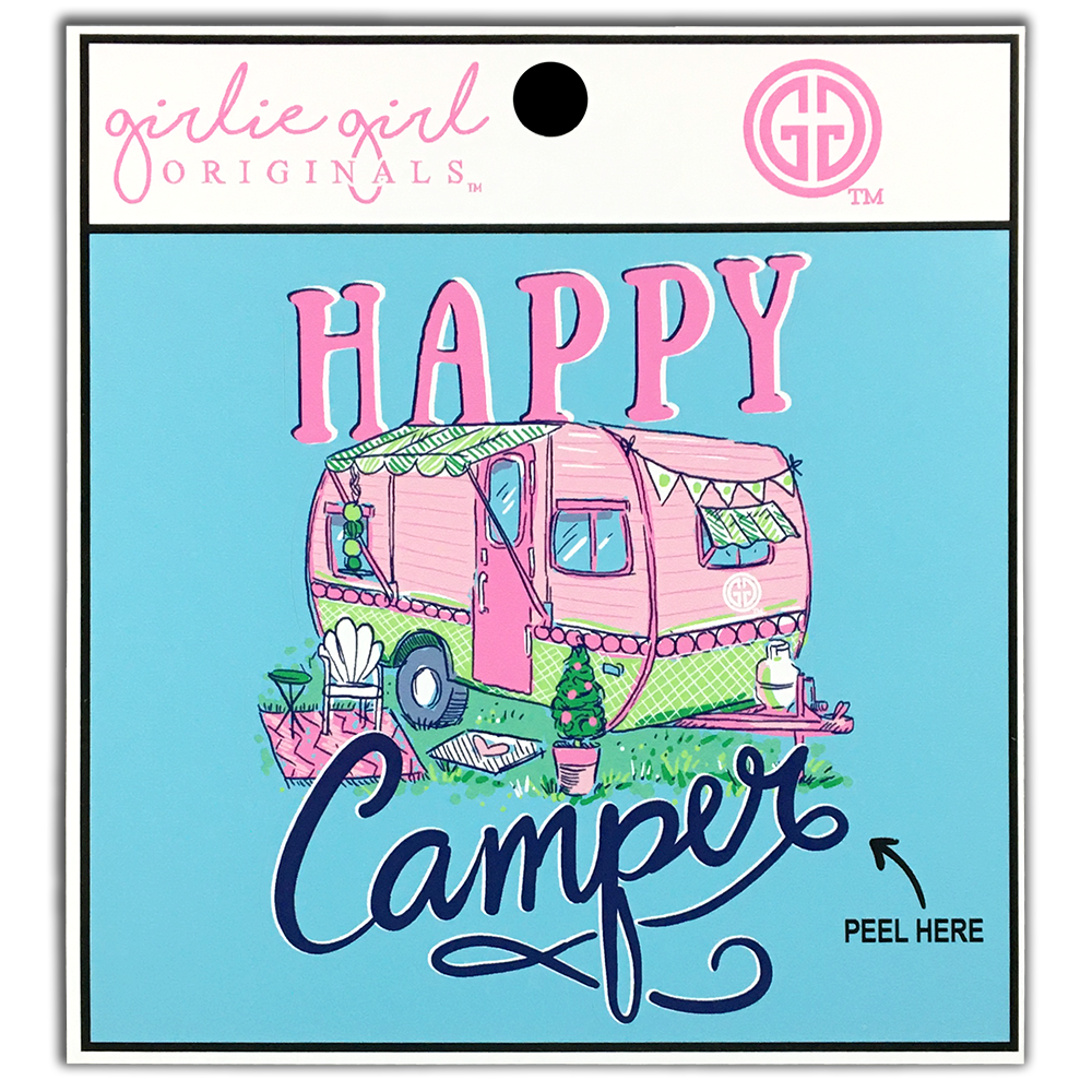 Decal/Sticker Happy Camper 2258