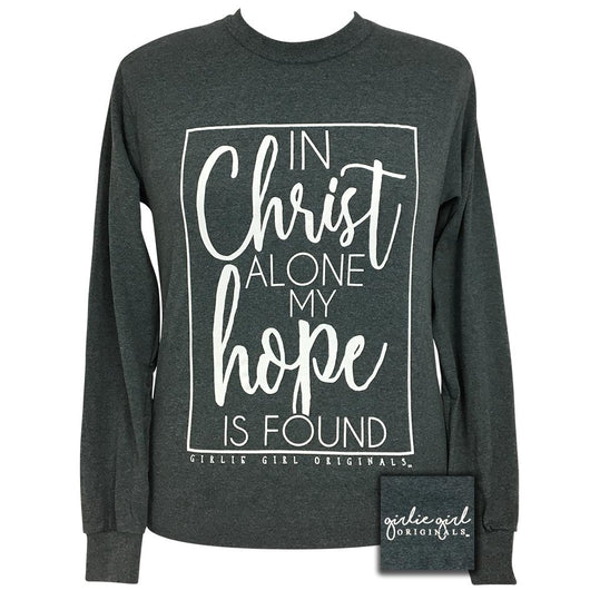 In Christ Alone-Dark Heather LS-1538