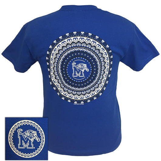 Memphis Mandala Royal Short Sleeve