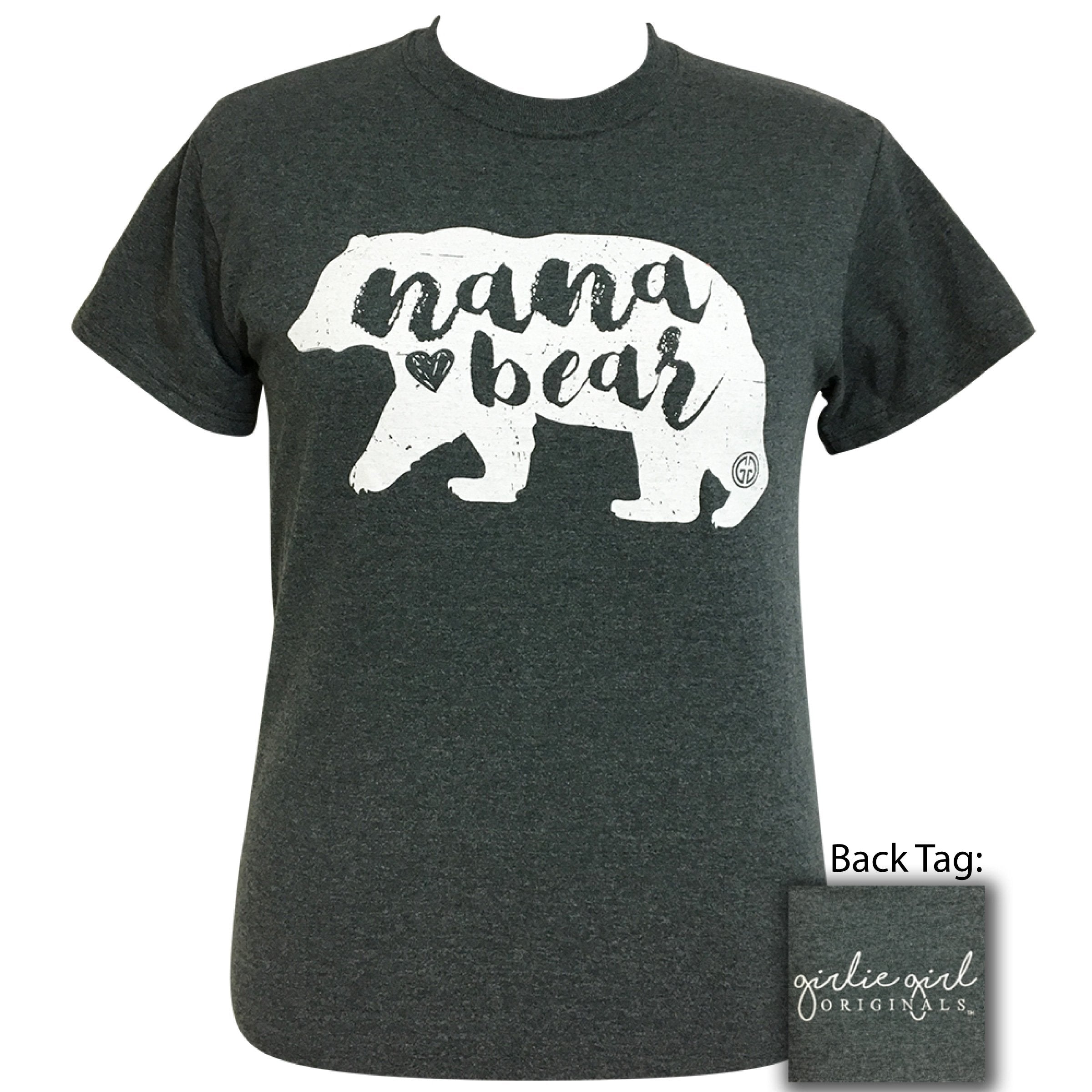 Nana Bear-Dark Heather SS-1801