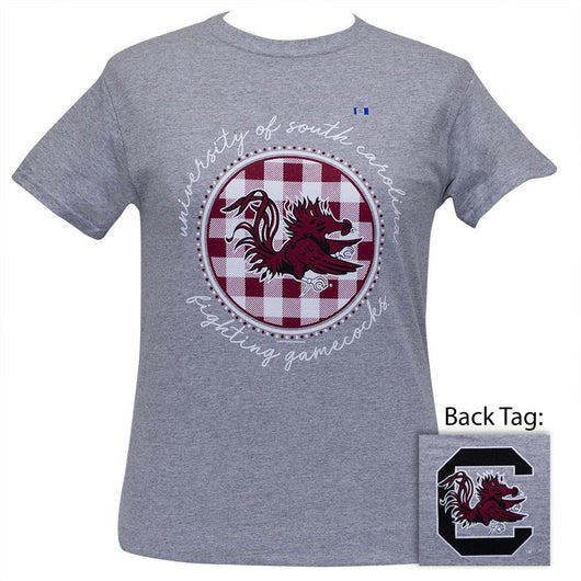 South Carolina Buffalo Plaid Sport Grey SS