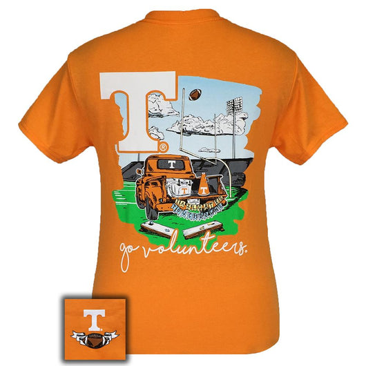 Tailgates and Touchdowns Tennessee Orange Short Sleeve